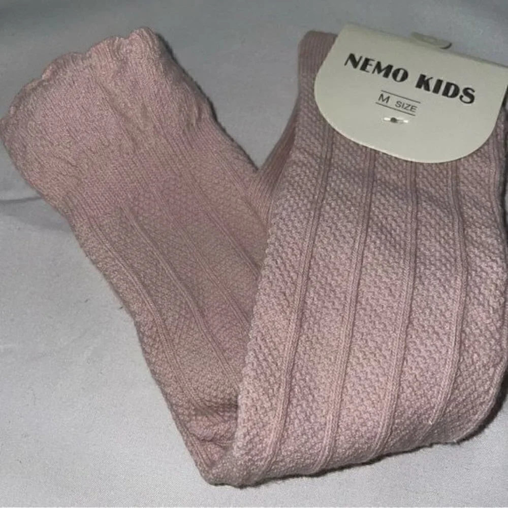 Nemo Kids Socks Toddler Knee High Boot Ribbed Knit Tights Socks Uniform Pull on